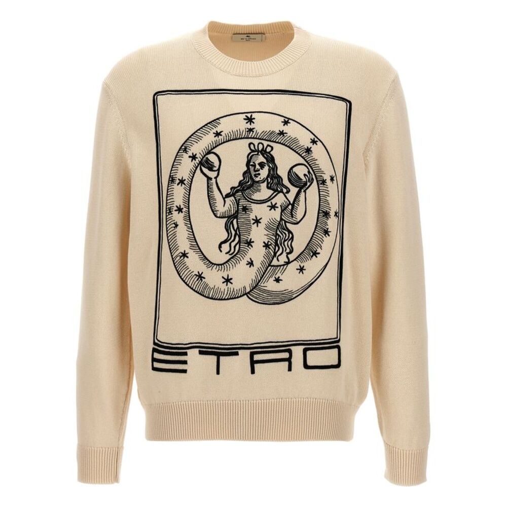 Etro Beige Cotton Men's Cardigan